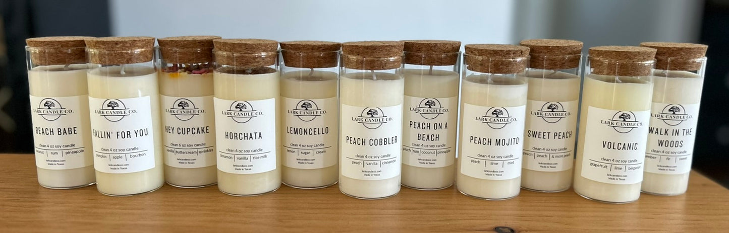 Peach On A Beach-4oz candle (glass)
