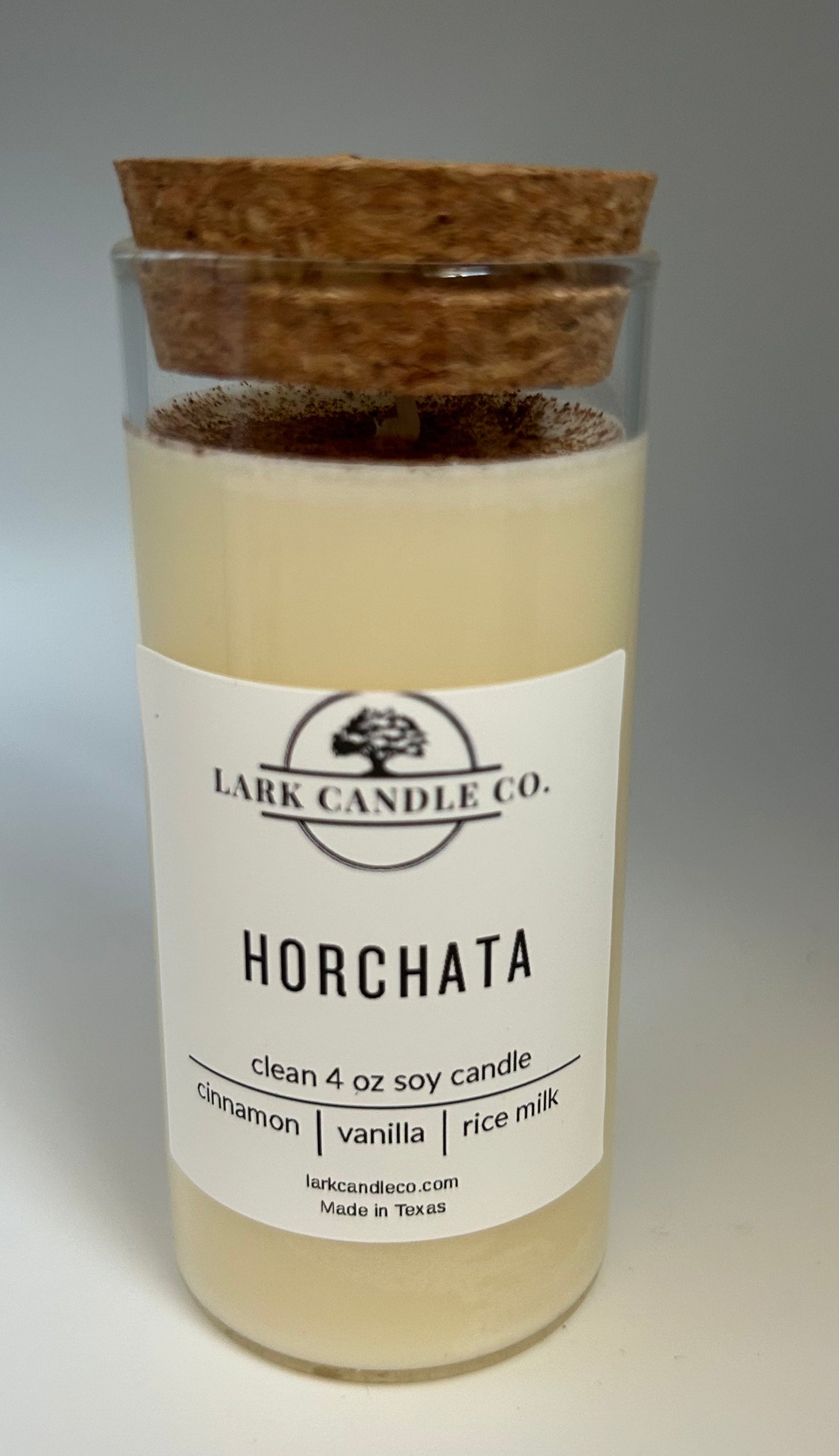 Horchata-4oz candle (glass)