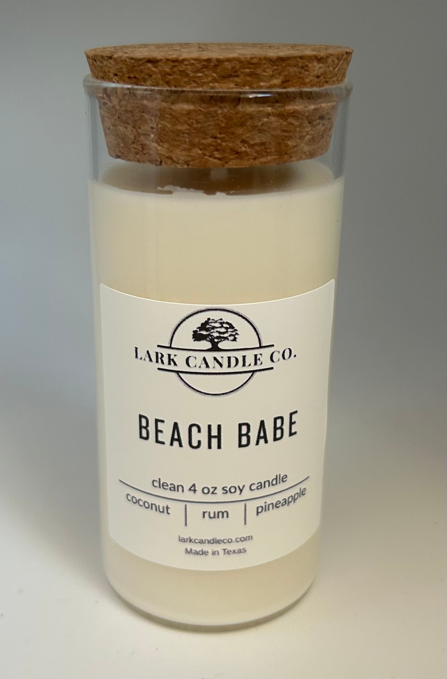 Beach Babe-4oz candle (glass)