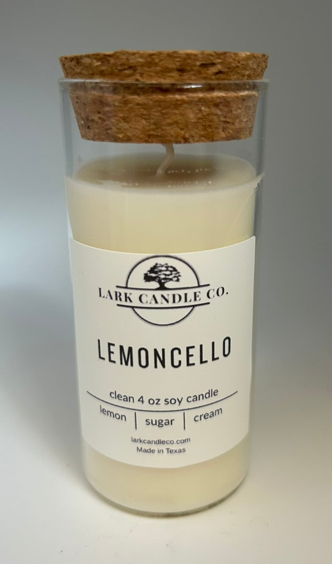 Lemoncello-4oz candle (glass)