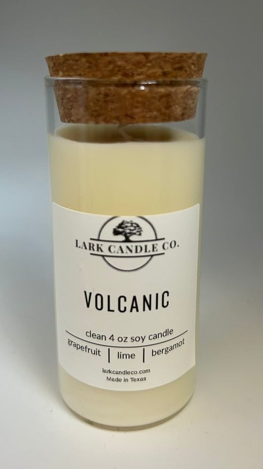 Volcanic-4oz candle (glass)